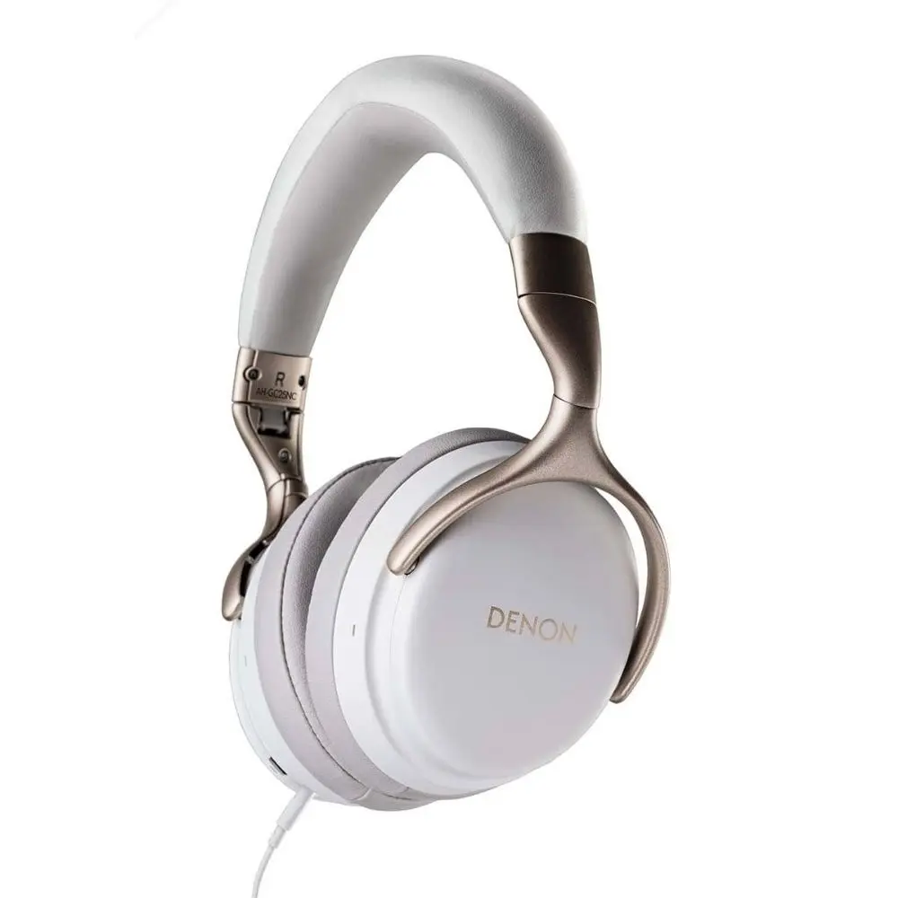 【美品】DENON デノン AH-GC25W ワイヤレスヘッドホン ホワイト Denon AH-GC25W Wireless Headphones - SKR Communications